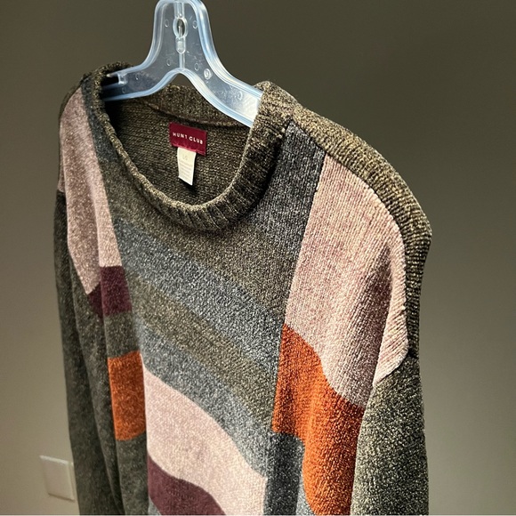 Vintage Hunt Club Patch knit sweater. - Picture 2 of 4